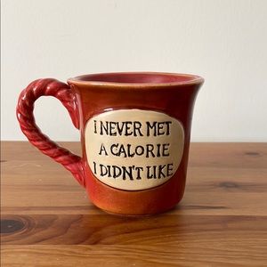 Gryphonware Vintage Mug “I never met a calorie I didn’t like” 23-2301639
